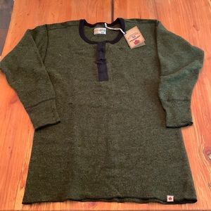 Stanfields x Heritage size M made in Canada long sleeve wool shirt